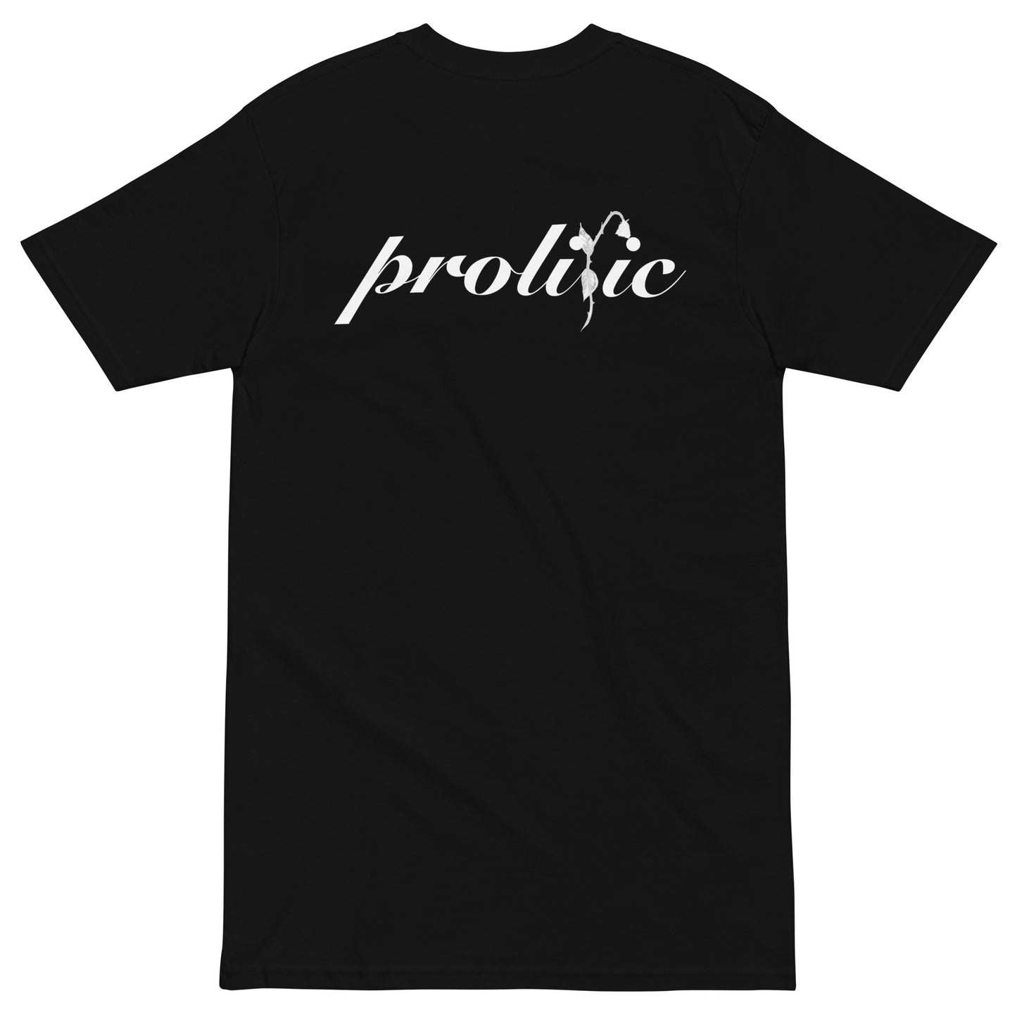 Premium Heavyweight Embroidered Prolific x Rose Back Tee
