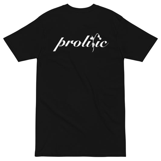 Premium Heavyweight Embroidered Prolific x Rose Back Tee