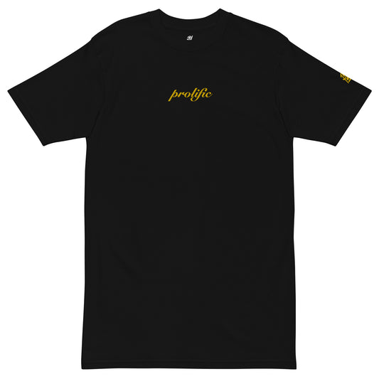 Premium Heavyweight Embroidered Prolific Tee