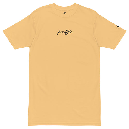 Premium Heavyweight Embroidered Prolific Tee