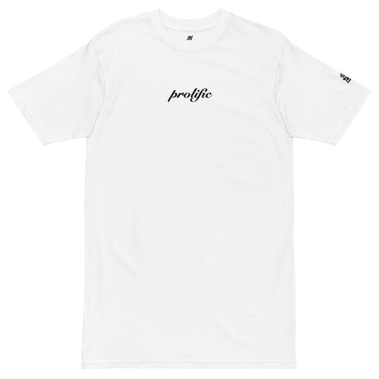 Premium Heavyweight Embroidered Prolific Tee